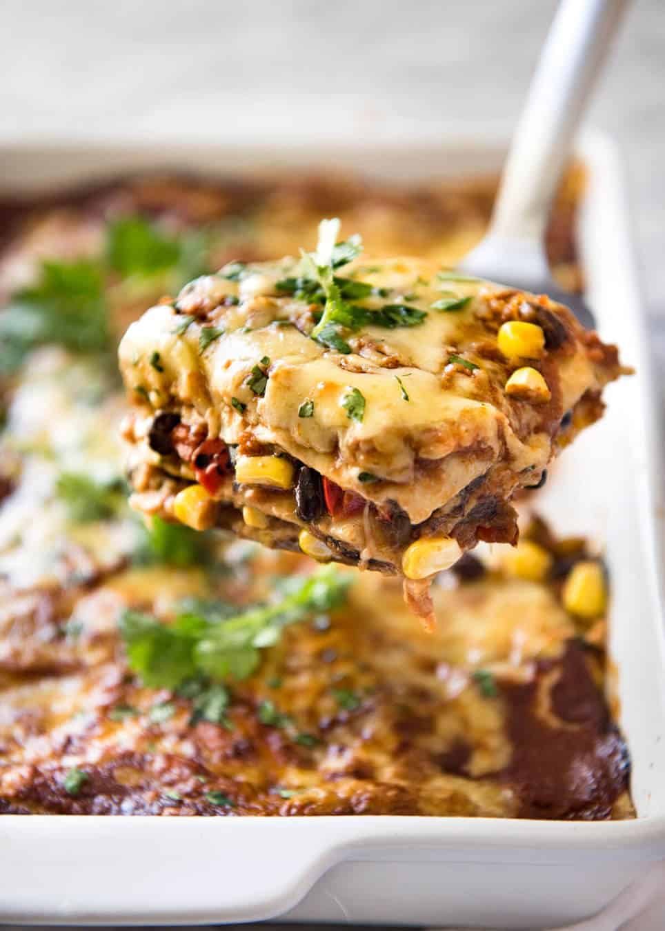 Vegetarian Mexican Lasagna: Your Ultimate Healthy Weeknight Freezer Meal